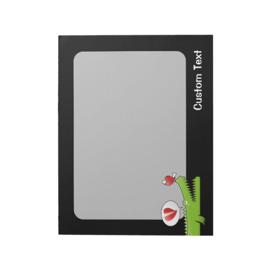 Alligator in Love Notitieblok (Gedraaid)
