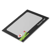 Alligator in Love Notitieblok (Schuin)