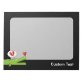 Alligator in Love Notitieblok (Voorkant)