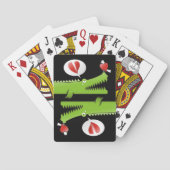 Alligator in Love Speelkaarten (Achterkant)