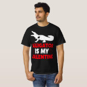 Alligator is mijn Valentijn T-shirt (Voorkant volledig)