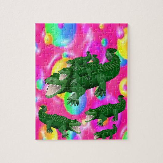 Alligator Jigsaw Puzzle (Vertical)