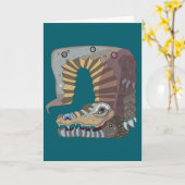 Alligator kaart (Gele Bloem)