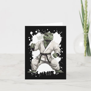 Alligator Karate Dierenvechter Judo Kaart