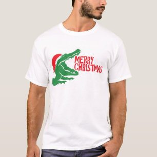 Alligator kerst T-shirt
