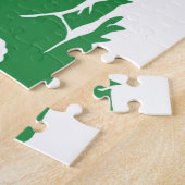 Alligator kerstpuzzel legpuzzel (Zijkant)