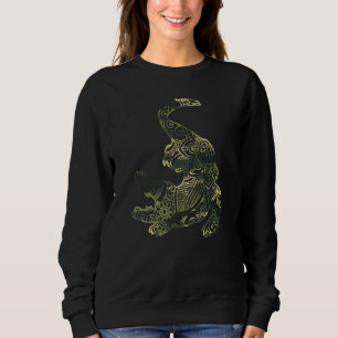 Alligator Krokodil Liefhebber Camo Militair Schatt Trui