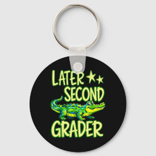 Alligator Later Tweede Klasser Laatste Dag School Sleutelhanger