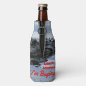 Alligator Lunch Invitation Bottle Water Cooler (Fles Achterkant)