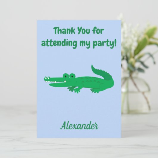 Alligator Merci (Debout devant)