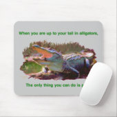 alligator mousepad muismat (Met muis)