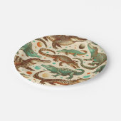  alligator naadloos papieren bordje (Gekanteld)