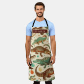  alligator naadloos schort (Gedragen)