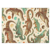  alligator naadloos tafelkleed (Voorkant (Horizontaal))