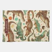 alligator naadloos theedoek (Horizontaal)