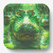 Alligator Papieren Bordje (Voorkant)