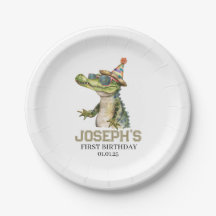 Alligator Party Uitnodiging Uitnodiging zwembad pa