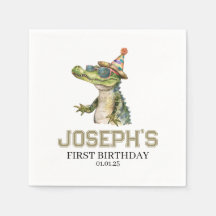 Alligator Party Uitnodiging Uitnodiging zwembad pa