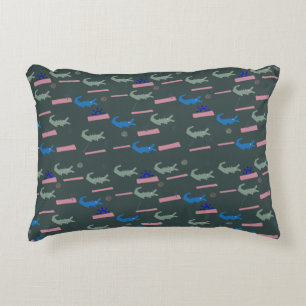 Alligator Pattern Accent Kussen