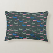 Alligator Pattern Accent Kussen (Achterkant)