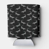 Alligator Pattern  Art Alligators Design Blikjeskoeler (Achterkant)