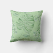 Alligator Pillow – Jungle Letter A – Custom Name Kussen (Achterkant)