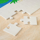 Alligator Pinguïn Puzzel (Zijkant)