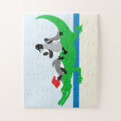 Alligator Pinguïn Puzzel (Verticaal)