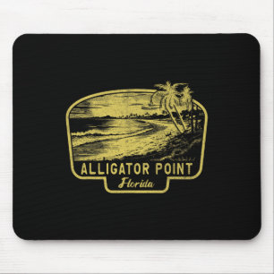 Alligator Point Florida Strand Surfen Vintage Blau Muismat