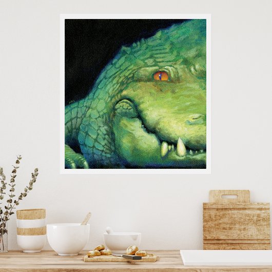 Alligator Poster (Keuken)