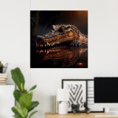 Alligator Poster (Thuiskantoor)