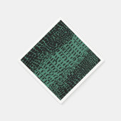 Alligator Print Paper Cocktail servetten (Hoek)
