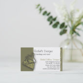 Alligator Purse Visitekaartje (Staand voorkant)