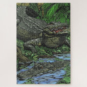 Alligator Puzzle Legpuzzel (Verticaal)