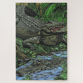 Alligator Puzzle Legpuzzel