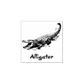 ALLIGATOR REPTILE RUBBER STAMP 	RUBBERSTEMPEL (Afrduk)