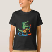 Alligator Reptile water Ski T-shirt (Voorkant)