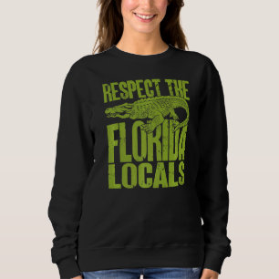 Alligator respecteert de omgeving van Florida Trui