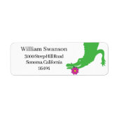 Alligator Return Address Label (Voorkant)