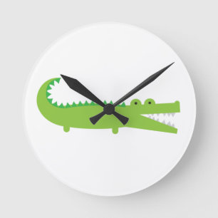 Alligator Ronde Klok