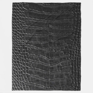 ALLIGATOR SKIN FLEECE BLANKET DEKEN