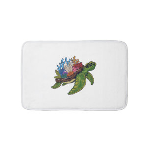 Alligator Snapping Rode-Eared Slider Tortoise Badmat