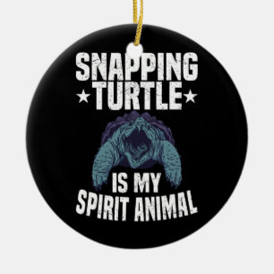 Alligator Snapping Turtle Dad Pet Turtle Keramisch Ornament