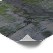 Alligator stille wateren lopen diep Poster (Hoek)