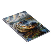 Alligator taureau dans le Carnet photo spirale mar (Côté Droit)