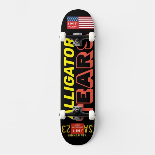 ALLIGATOR TEARS Skateboard (Voorkant)