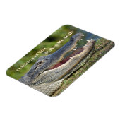 Alligator Thinking maakt me glimlachen Magneet (Linkerzijde)