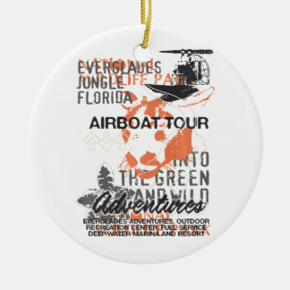 Alligator Tours Florida Everglades Nationa Keramisch Ornament