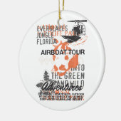 Alligator Tours Florida Everglades Nationa Keramisch Ornament (Links)