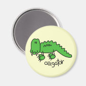 Alligator Tshirts en Gifts Magneet (Voorkant / Achterkant)
